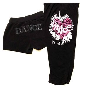 Two Dance Wear Shorts and Capris. Adult Small.